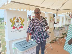 NPP Central Regional Acting Chairman Commends Peaceful Constituency Elections | Asorba Media IMG 20260712 WA0037
